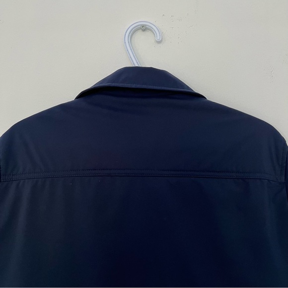 (M) Zara Jacket Navy super lightweight and comfy with zippers and chest pocket - Picture 5 of 6